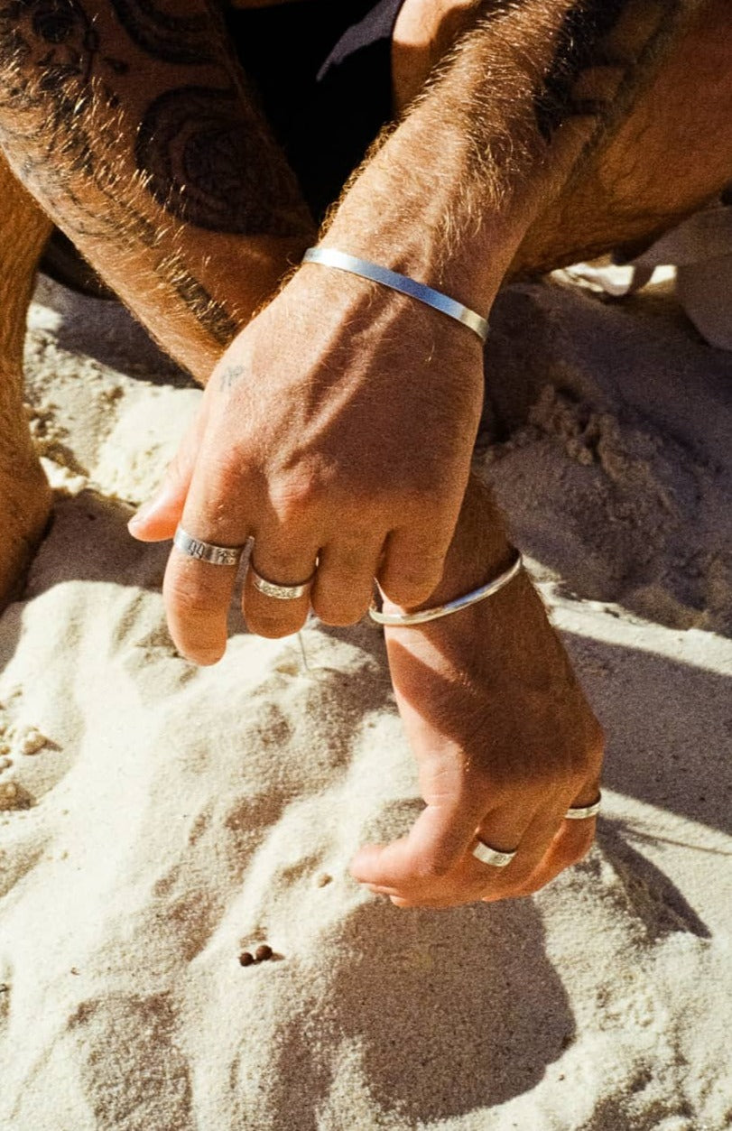 bare cuff.