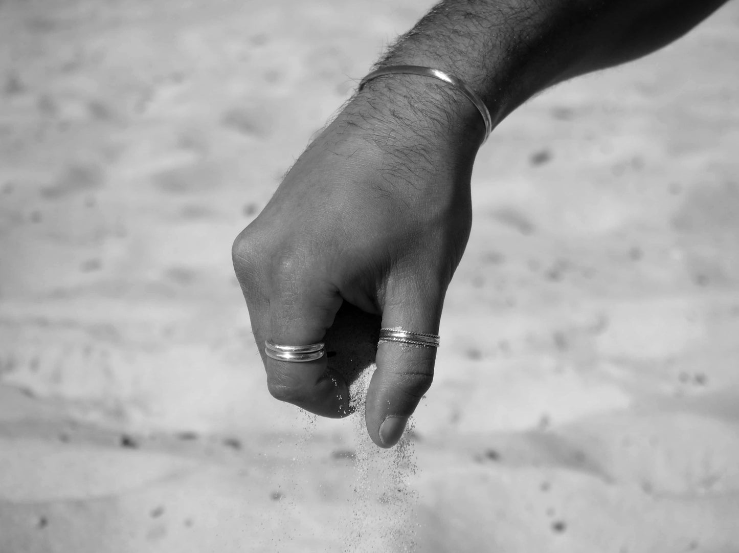 bare cuff.