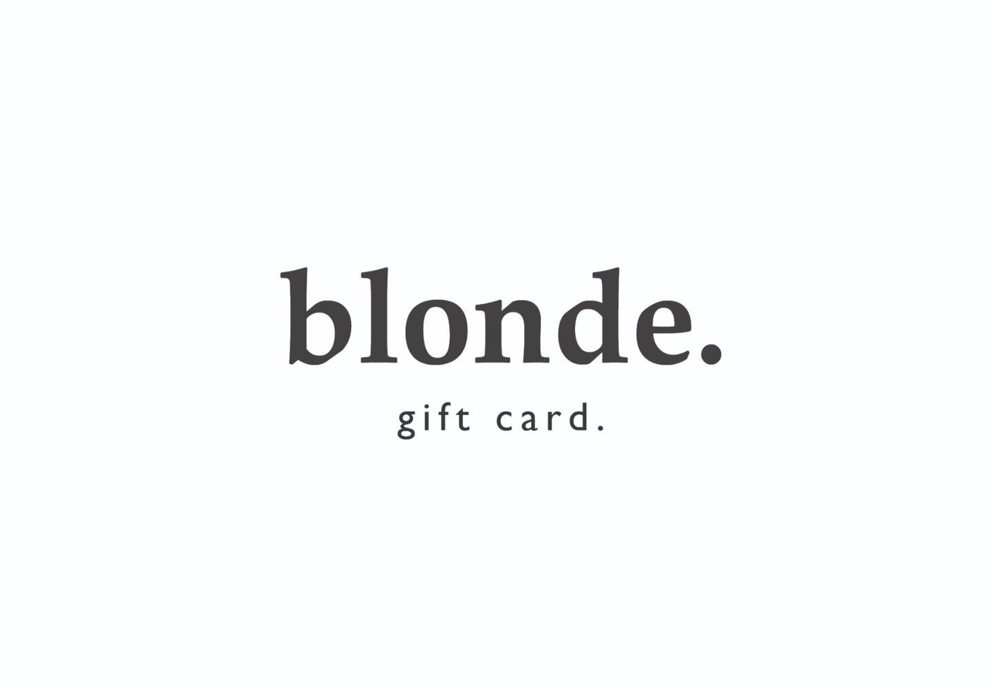 gift card.
