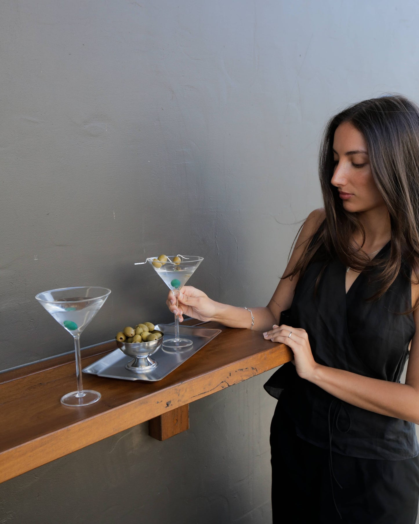 Silver Cocktail Picks